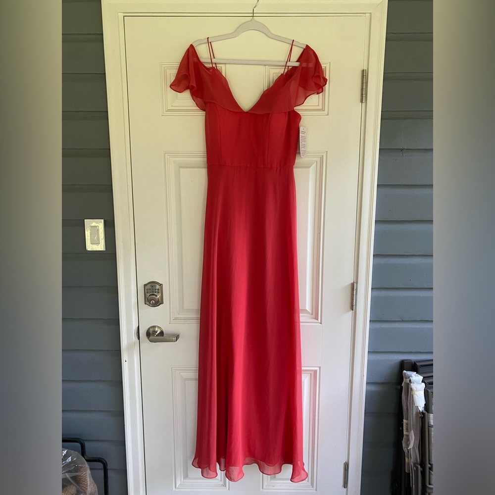 Pink Dessy Collection Vivian Diamond Dress